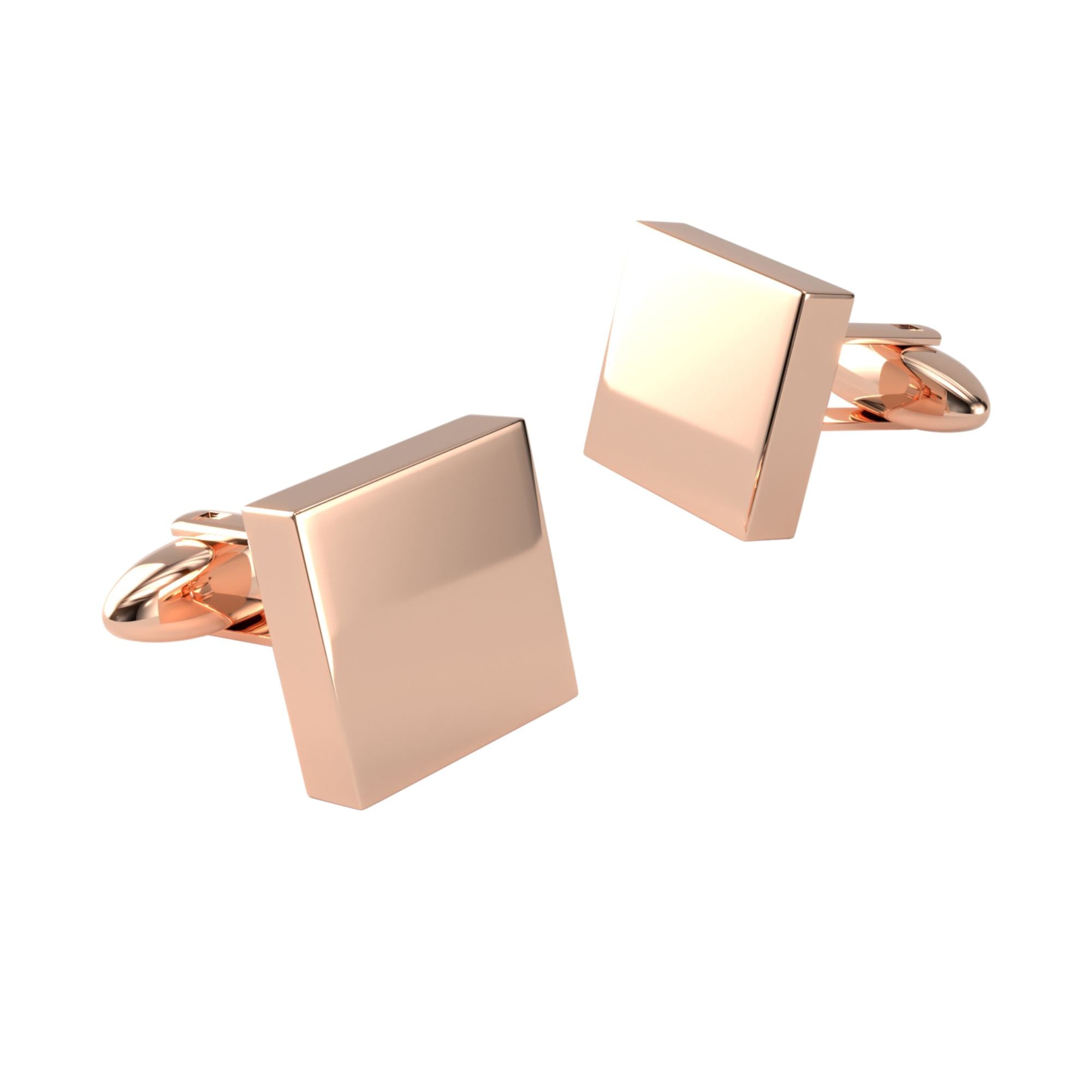Square Engravable Cufflinks Engraving Cufflinks Clinks