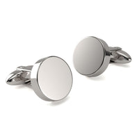 Round Engravable Cufflinks Engraving Cufflinks Clinks
