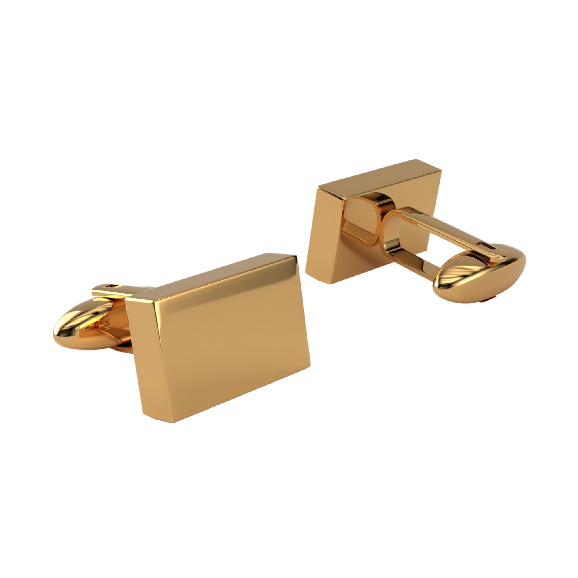 Rectangle Engravable Cufflinks Engraving Cufflinks Clinks