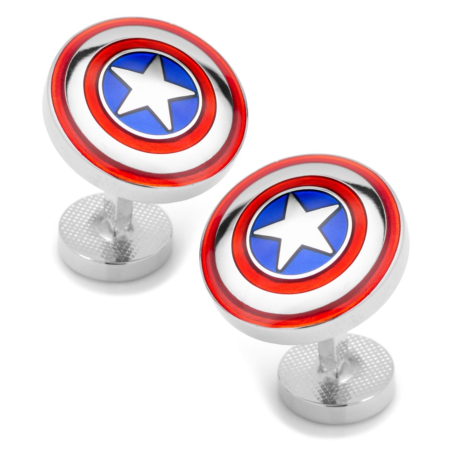 Avengers Captain America Shield Cufflinks Novelty Cufflinks Marvel Comics