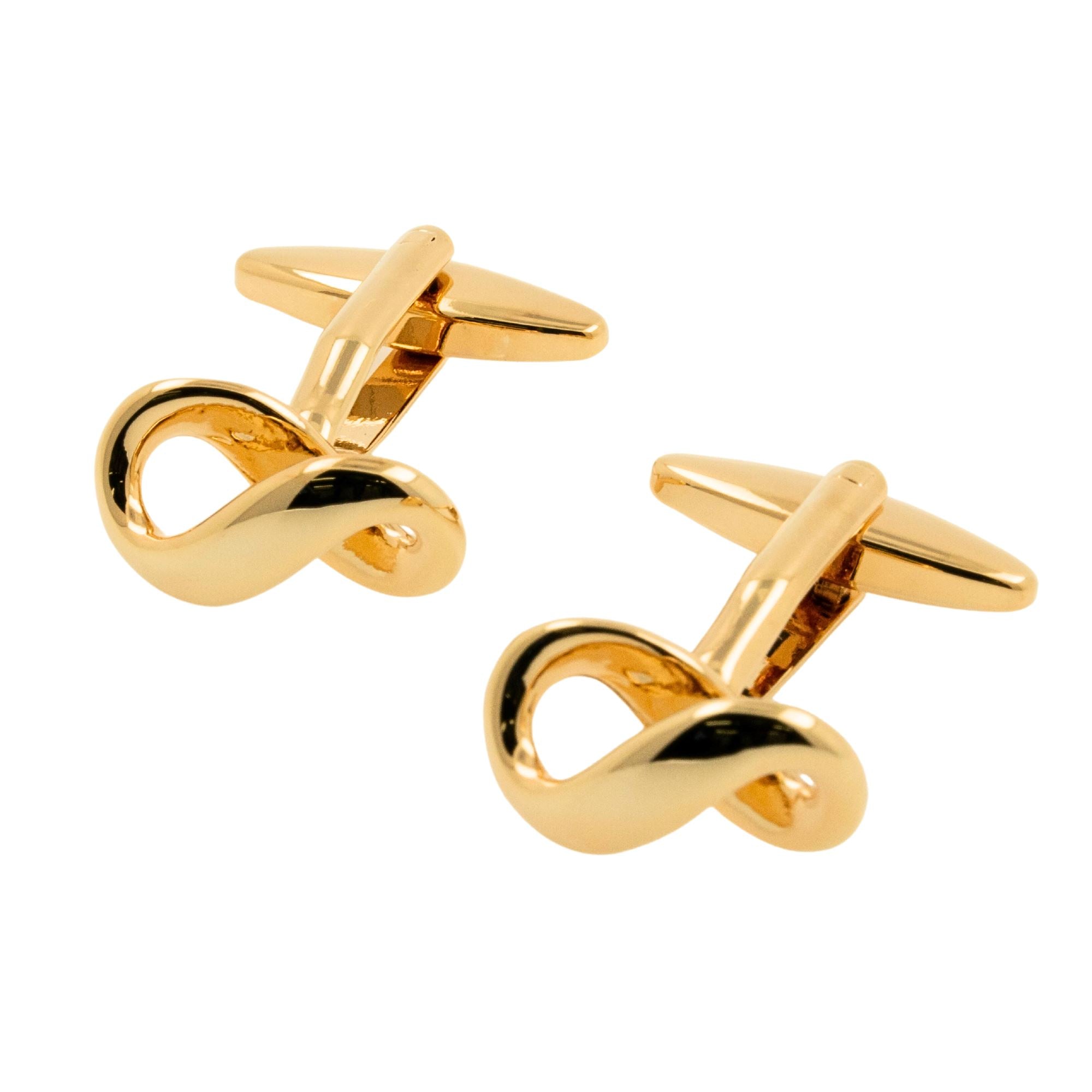 Gold Infinity Symbol Cufflinks Novelty Cufflinks Clinks Australia