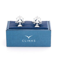 Scales of Justice Silver 2 Cufflinks Novelty Cufflinks Clinks Australia