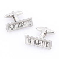 Groomsman Raised Lettering Wedding Cufflinks Wedding Cufflinks Clinks Australia Groomsman Raised Lettering Cufflinks