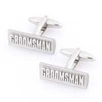 Groomsman Raised Lettering Wedding Cufflinks Wedding Cufflinks Clinks Australia