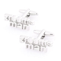 Groomsman cut-out style Wedding Cufflinks Wedding Cufflinks Clinks Australia