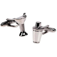 Cocktail Shaker Glass Cufflinks Novelty Cufflinks Clinks Australia