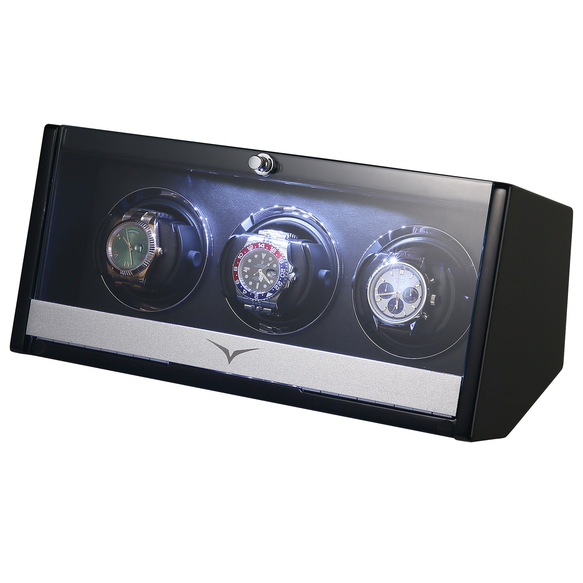 Theodore Watch Winder for 3 Black