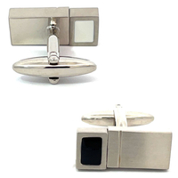 With a Twist Cufflinks - Black & White