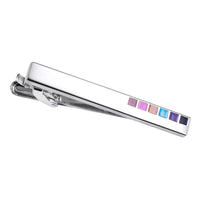 Multicolour Enamel Tie Clip & Cufflink Set Gift Set Clinks Australia