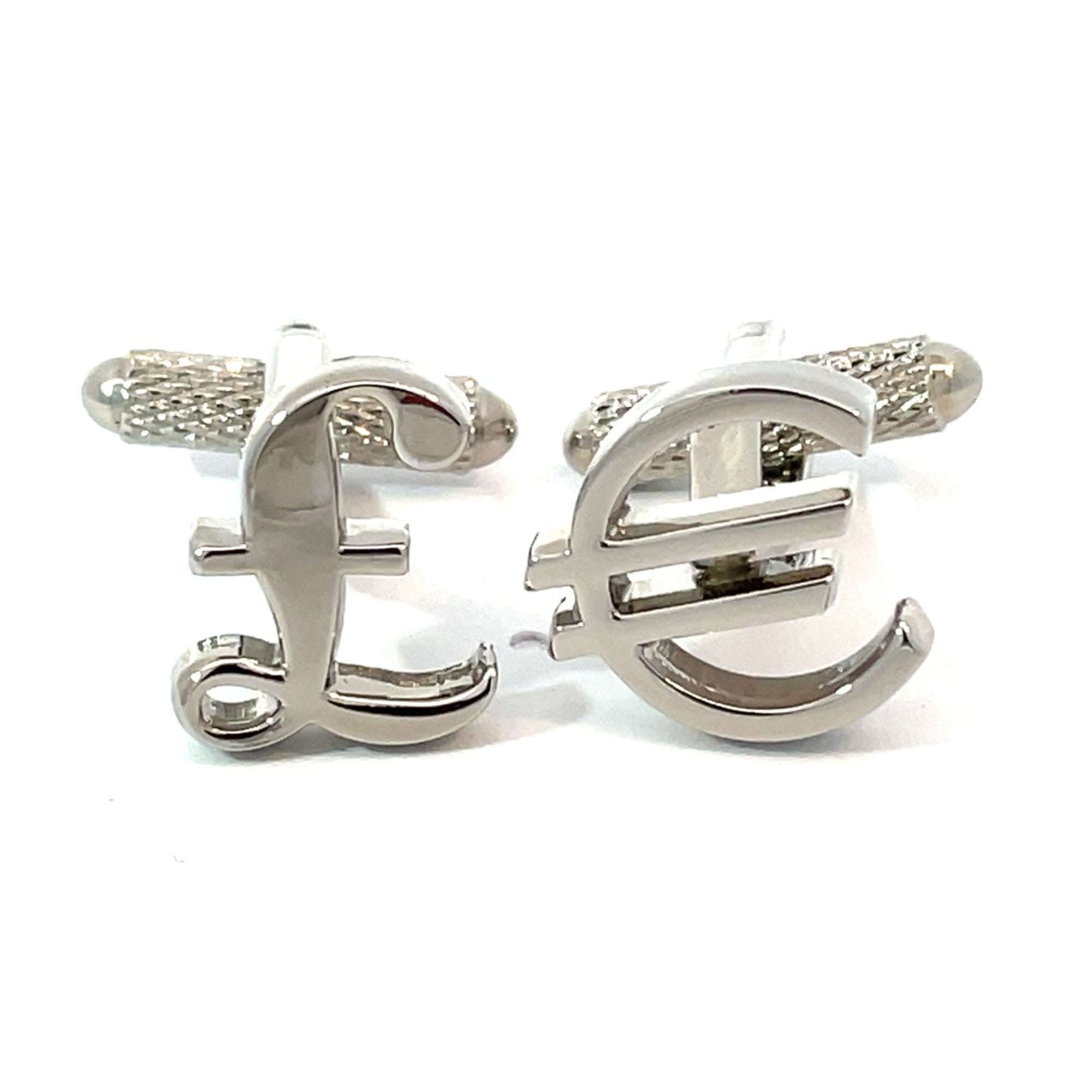 Pound Euro Cufflinks