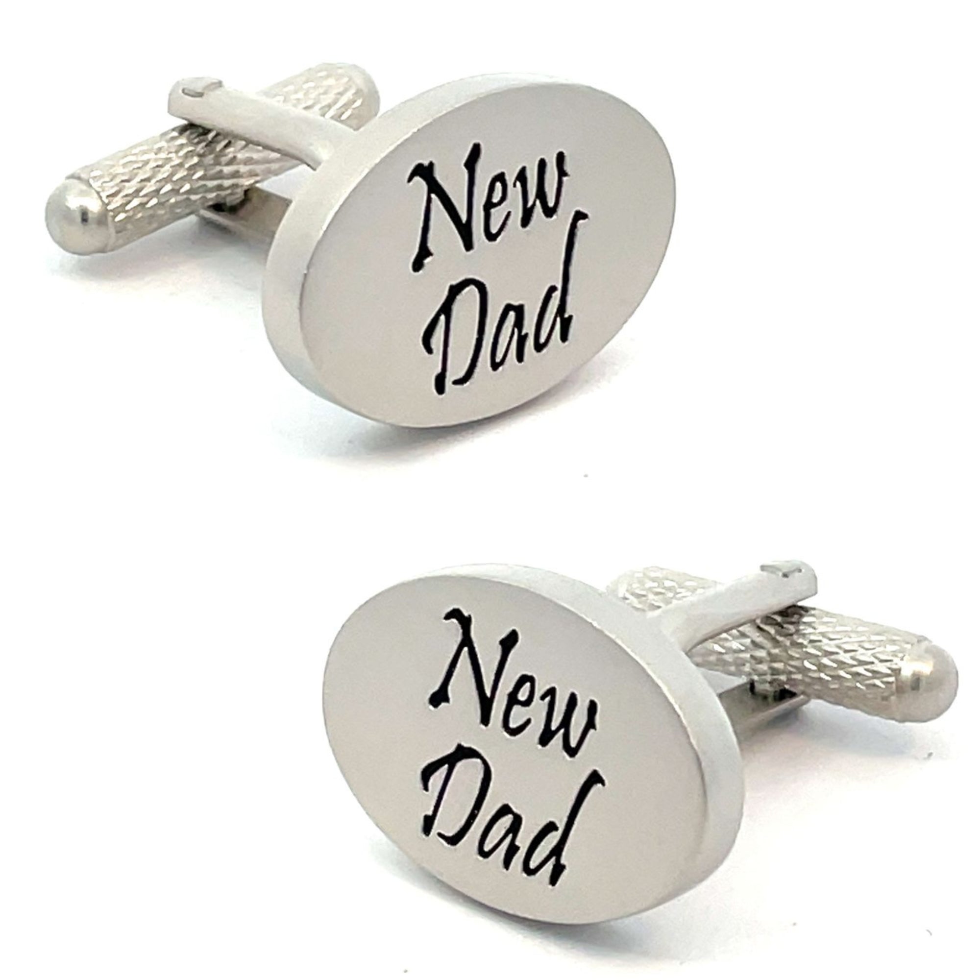 New Dad Script Cufflinks