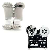 Reel to Reel Audio Recorder Cufflinks