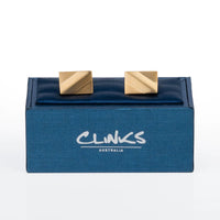 Classic Gold Ridge Cufflinks