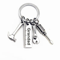 Grandad Hammer Wrench Screwdriver Keyring Accessories Clinks Australia
