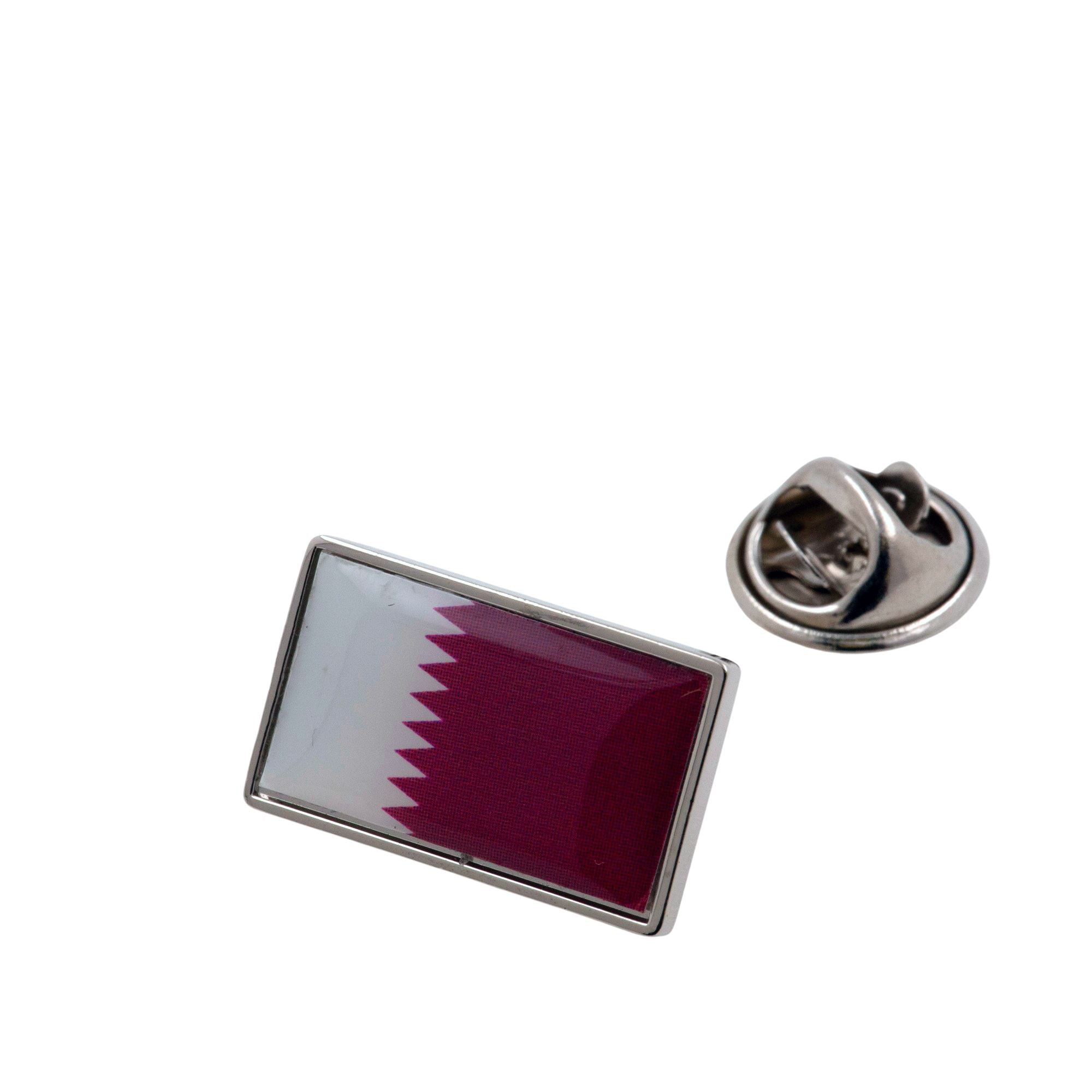 Flag of Qatar Lapel Pin Lapel Pin Clinks