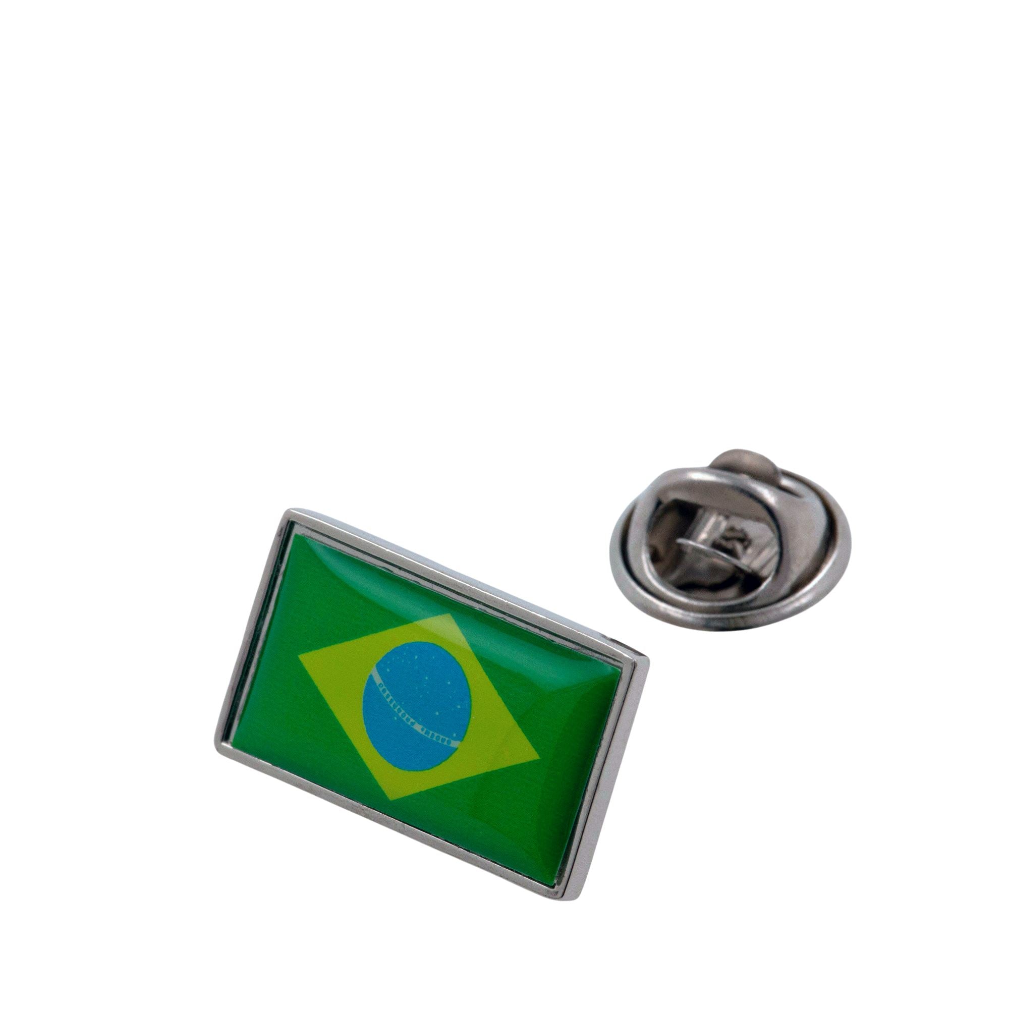 Flag of Brazil Lapel Pin Lapel Pin Clinks