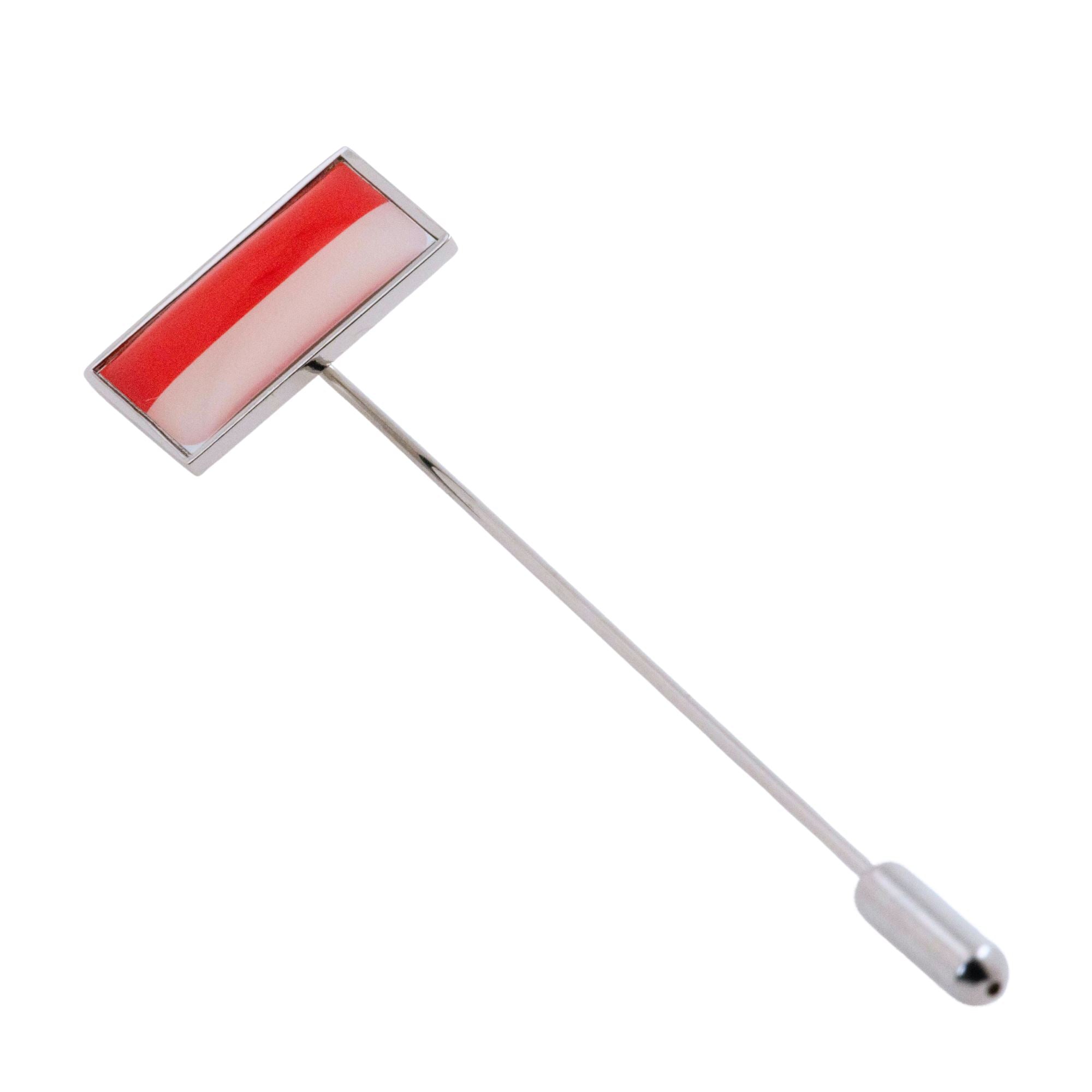 Flag of Indonesia Stick Pin Lapel Pin Clinks