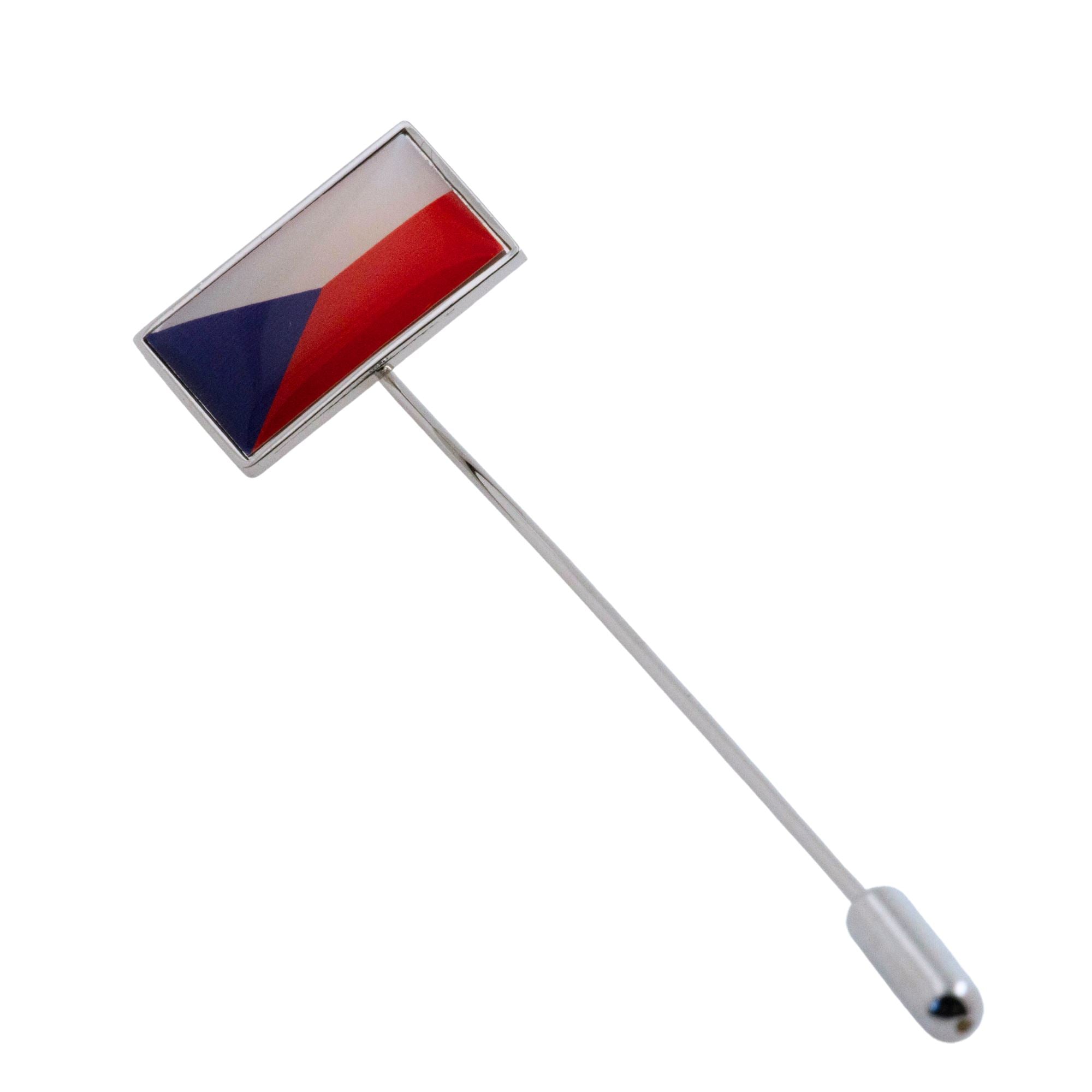 Flag of Czech Republic Stick Pin Lapel Pin Clinks