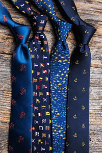 Will Work for Lobster Skinny Tie Ties Alynn