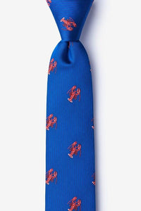 Will Work for Lobster Skinny Tie Ties Alynn