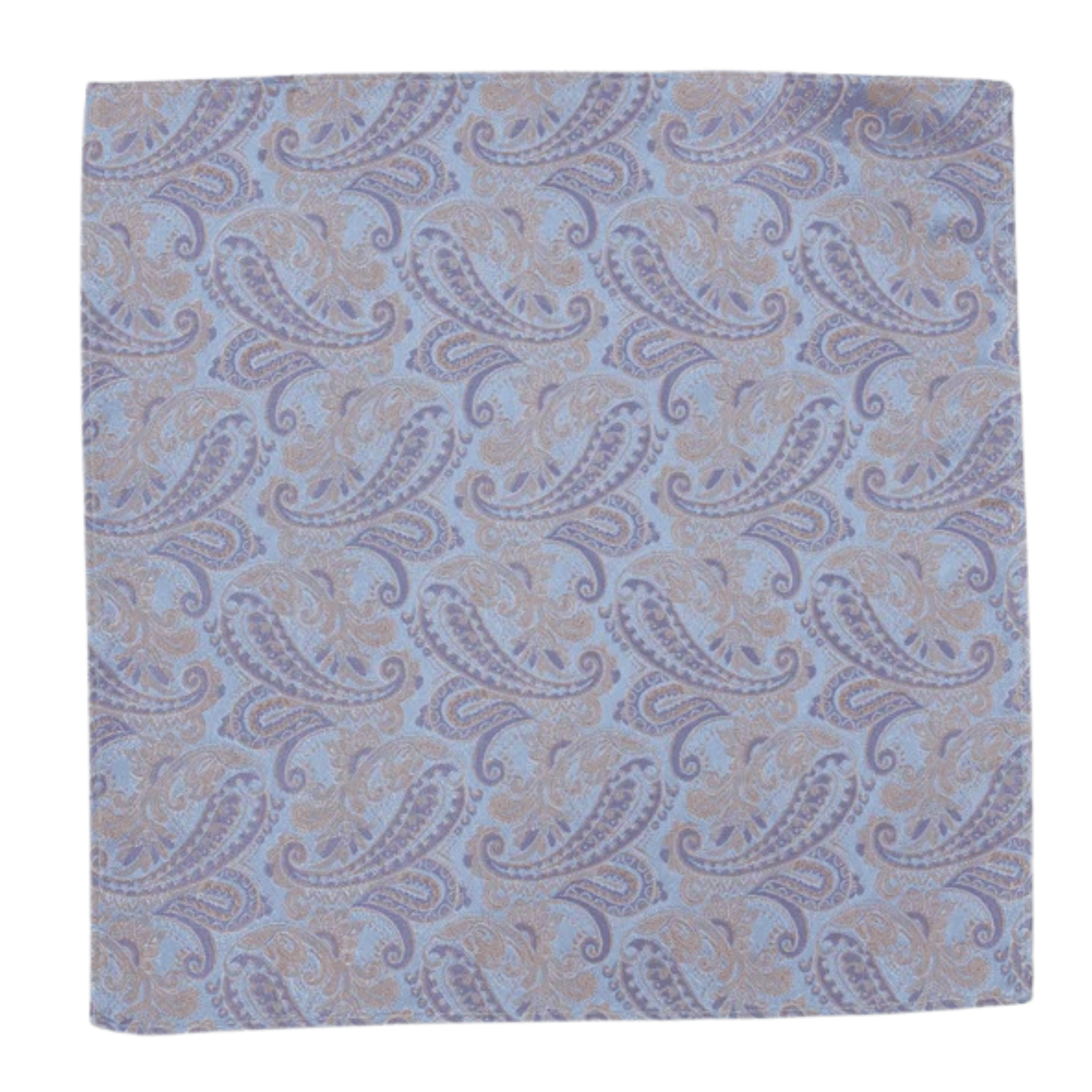 Blue/Lilac Paisley Pocket Square