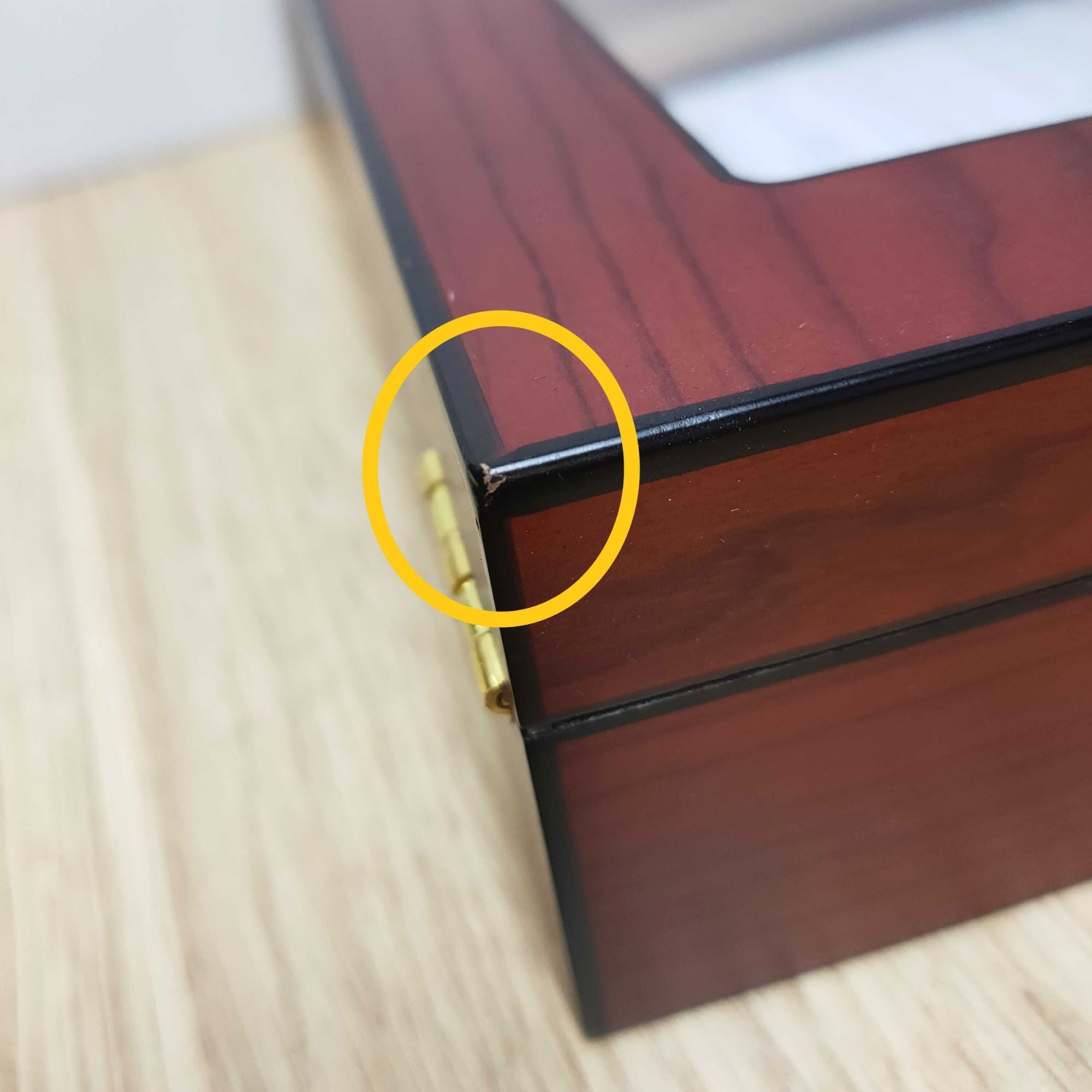 Seconds - 12-20 CT Cherry Cigar Humidor Spanish Cedar Box for Cigars (b) Seconds Clinks