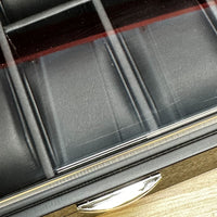 Seconds - Black Wooden Watch Box for 10 Watches Seconds Clinks