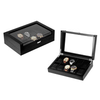 Seconds - Black Wooden Watch Box for 10 Watches Seconds Clinks