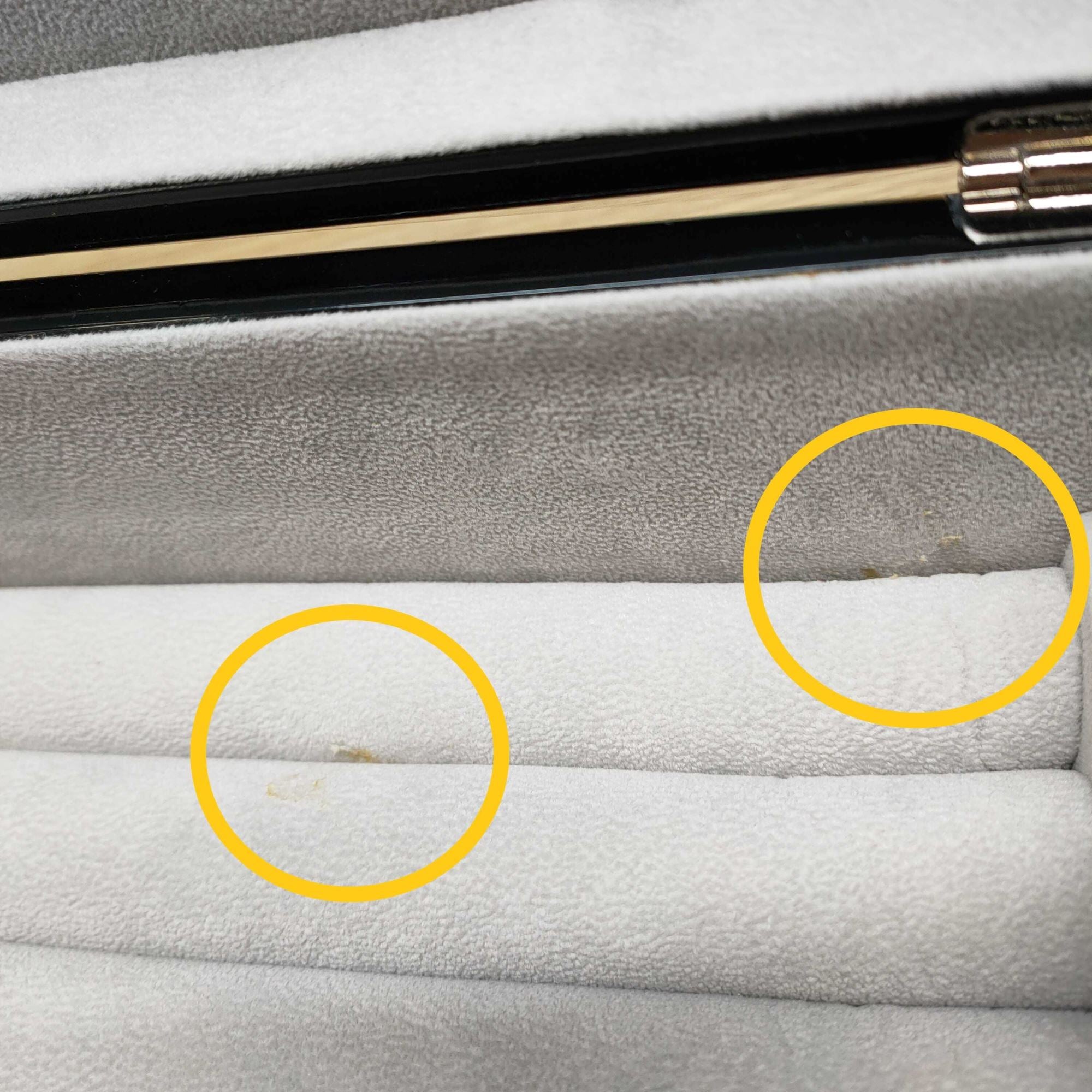 Seconds - 50 Pair Cufflink and Watch Box Double Decker Black (a) Seconds Clinks