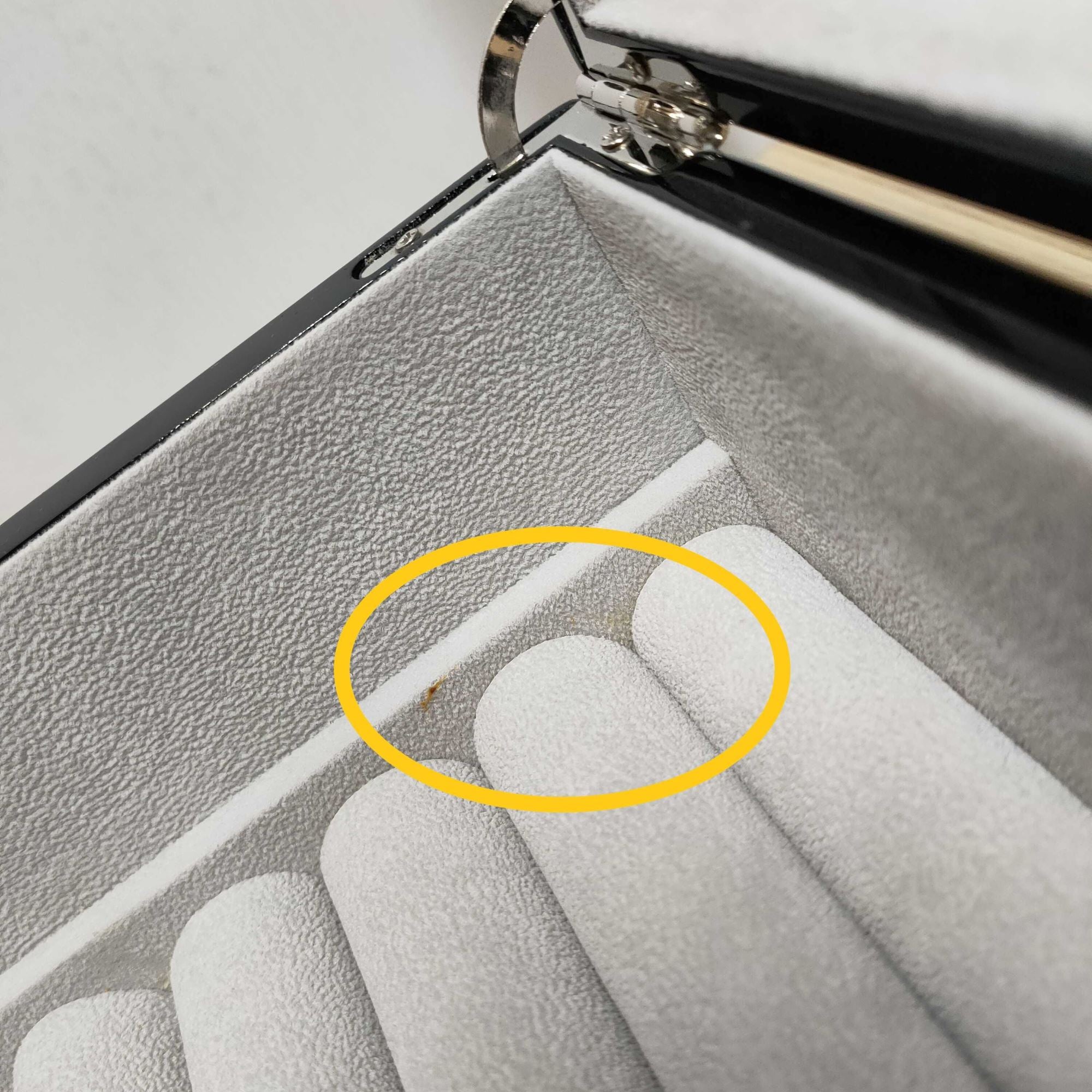 Seconds - 50 Pair Cufflink and Watch Box Double Decker Black (a) Seconds Clinks