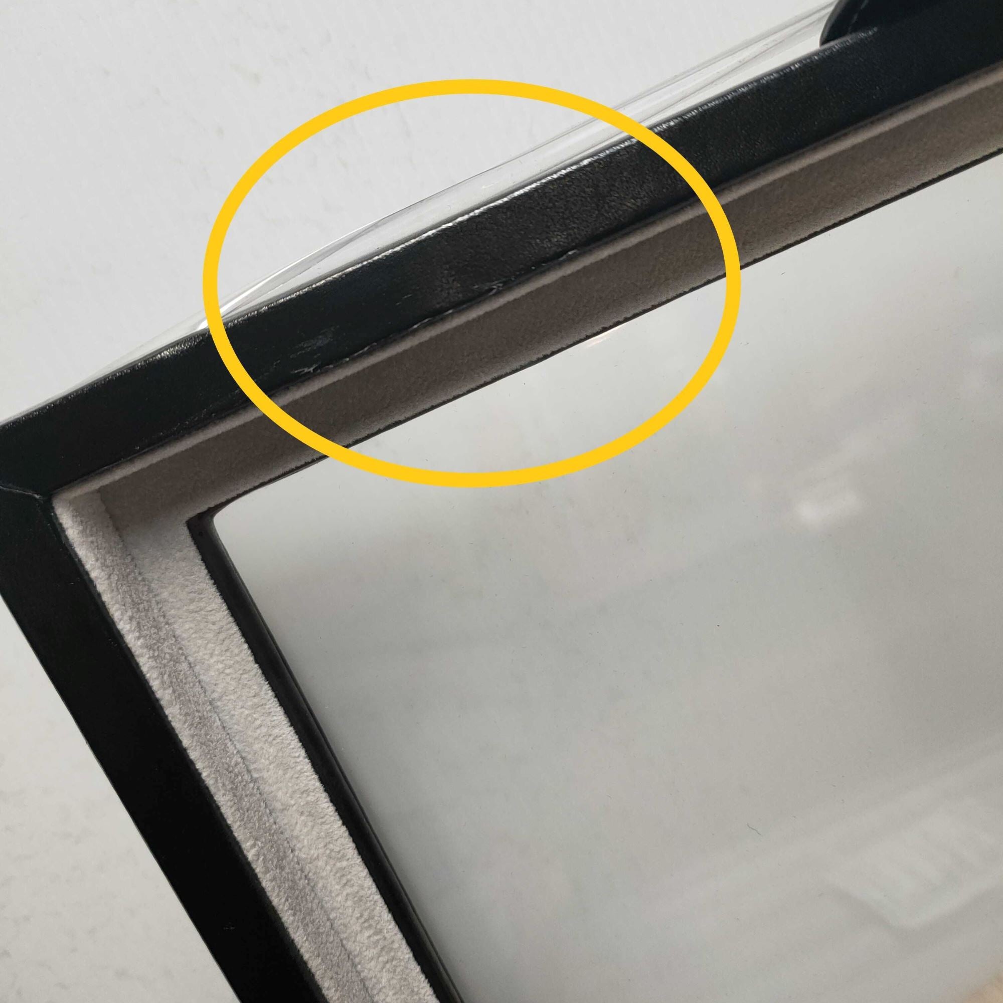 Seconds - 36 Pair Bonded Leather Black Cufflink Box Seconds Clinks Australia