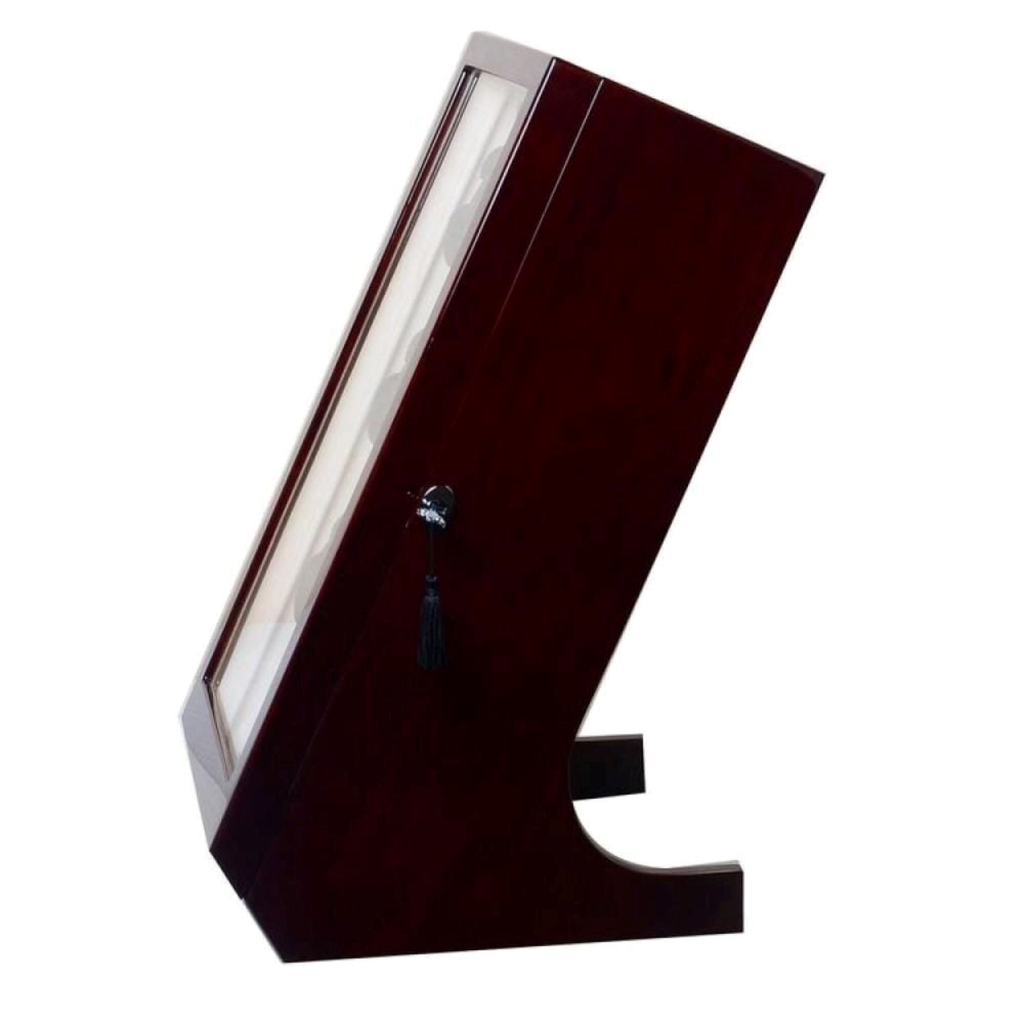 Seconds - Kosciuszko Watch Winder Box for 12 + 2 Watches in Mahogany Seconds Clinks