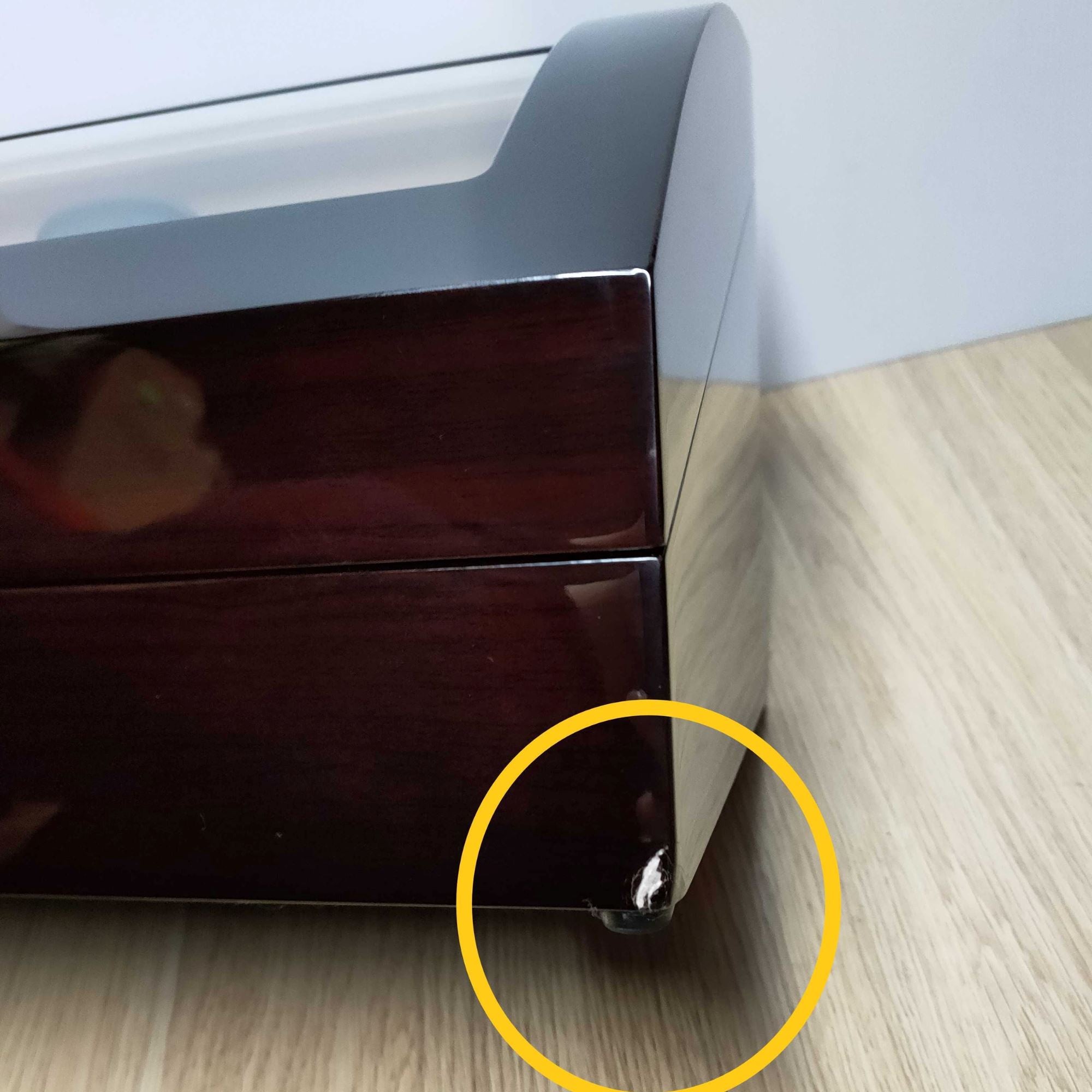 Seconds - Avoca Watch Winder Box for 8 + 8 Watches in Mahogany Seconds Clinks