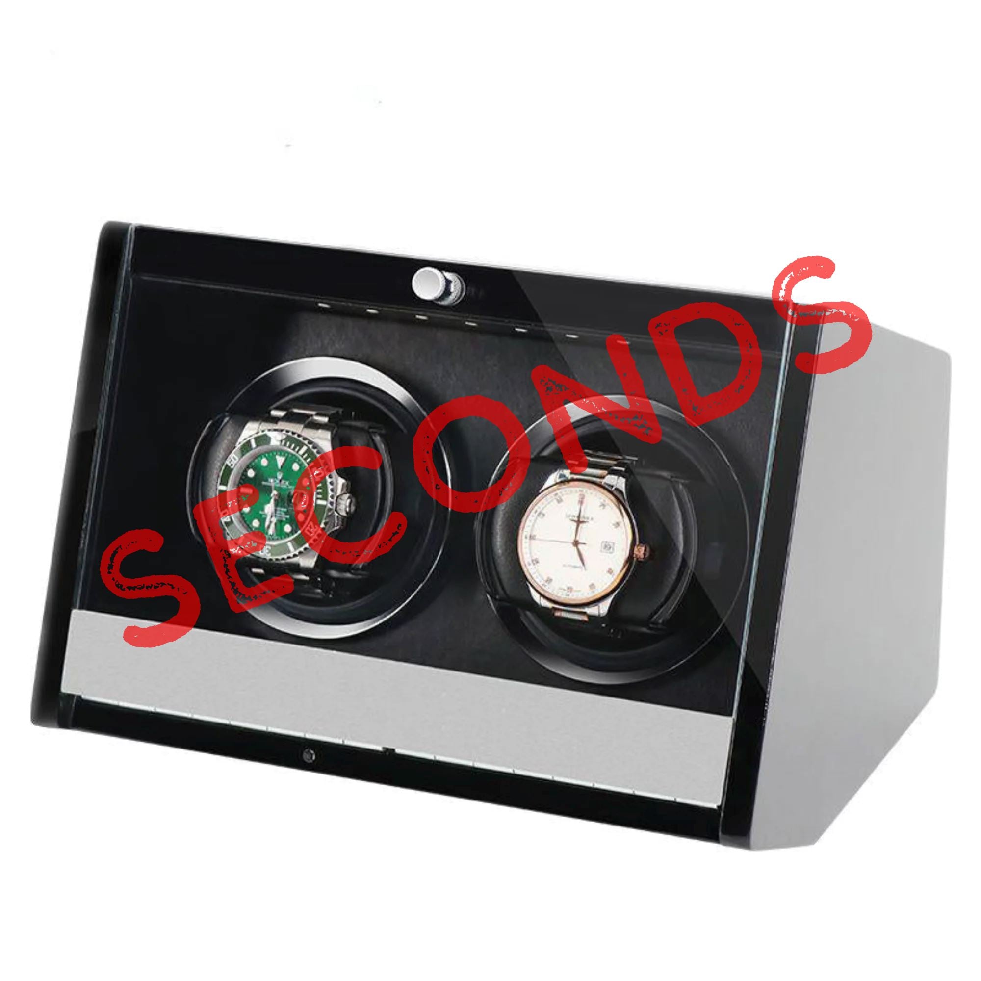 Seconds - Theodore Watch Winder for 2 Black Seconds Clinks