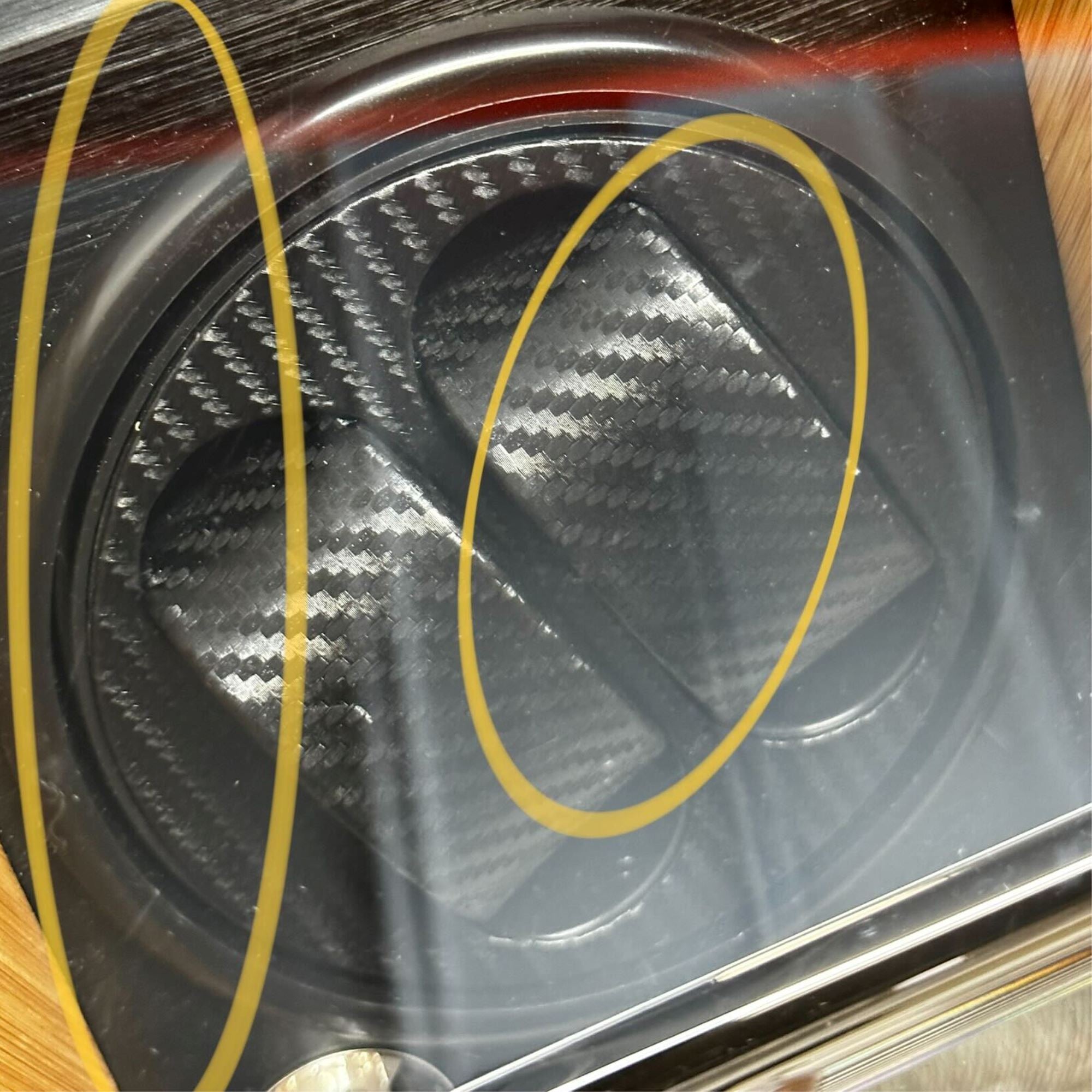 Seconds - BLAQ Bamboo/Black Watch Winder Box for 2 Watches Seconds Clinks