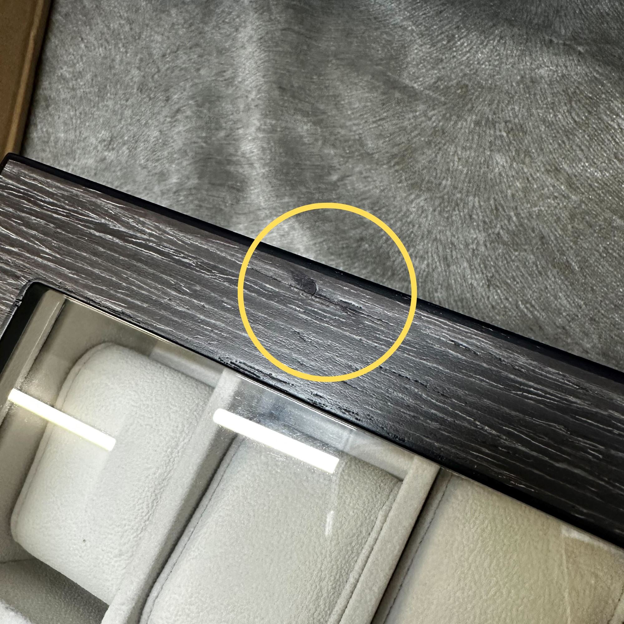 Seconds - Ginko Wooden Cufflink Watch Box with a Drawer (D) Seconds Clinks