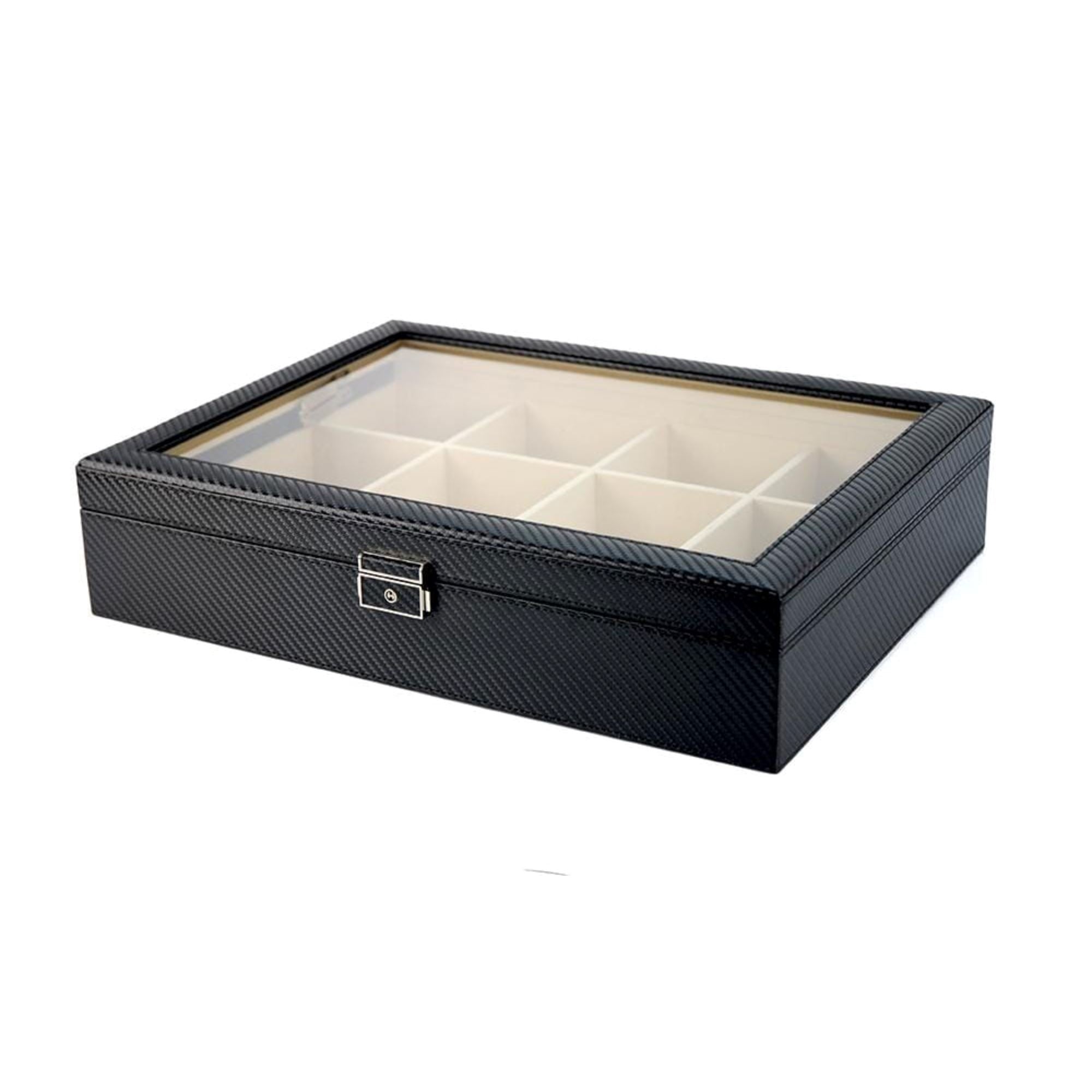 Seconds - Carbon Fibre Leather Tie Box for 12 Seconds Clinks