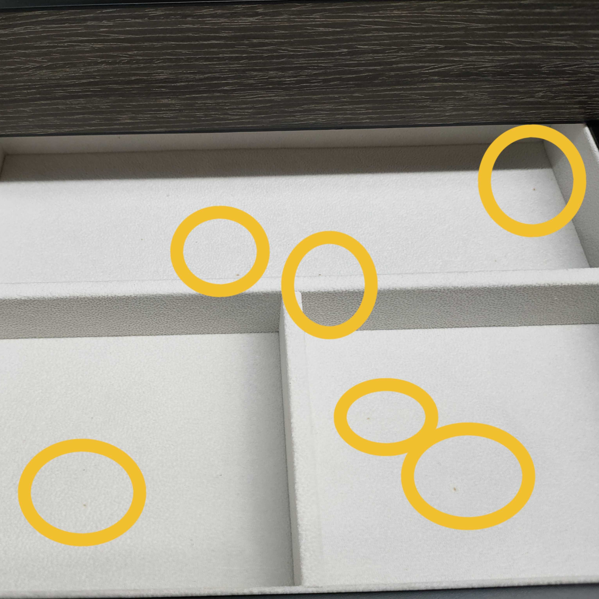 Seconds - Ginko Wooden Cufflink Watch Box with a Drawer