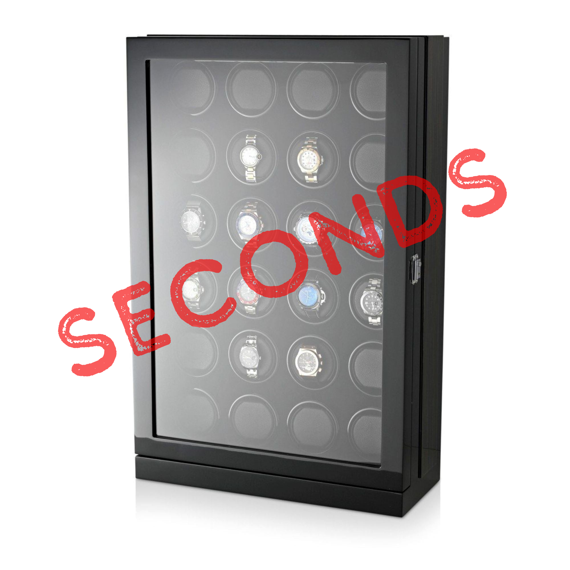 Seconds - Sydney Watch Winder for 24 Watches in Black