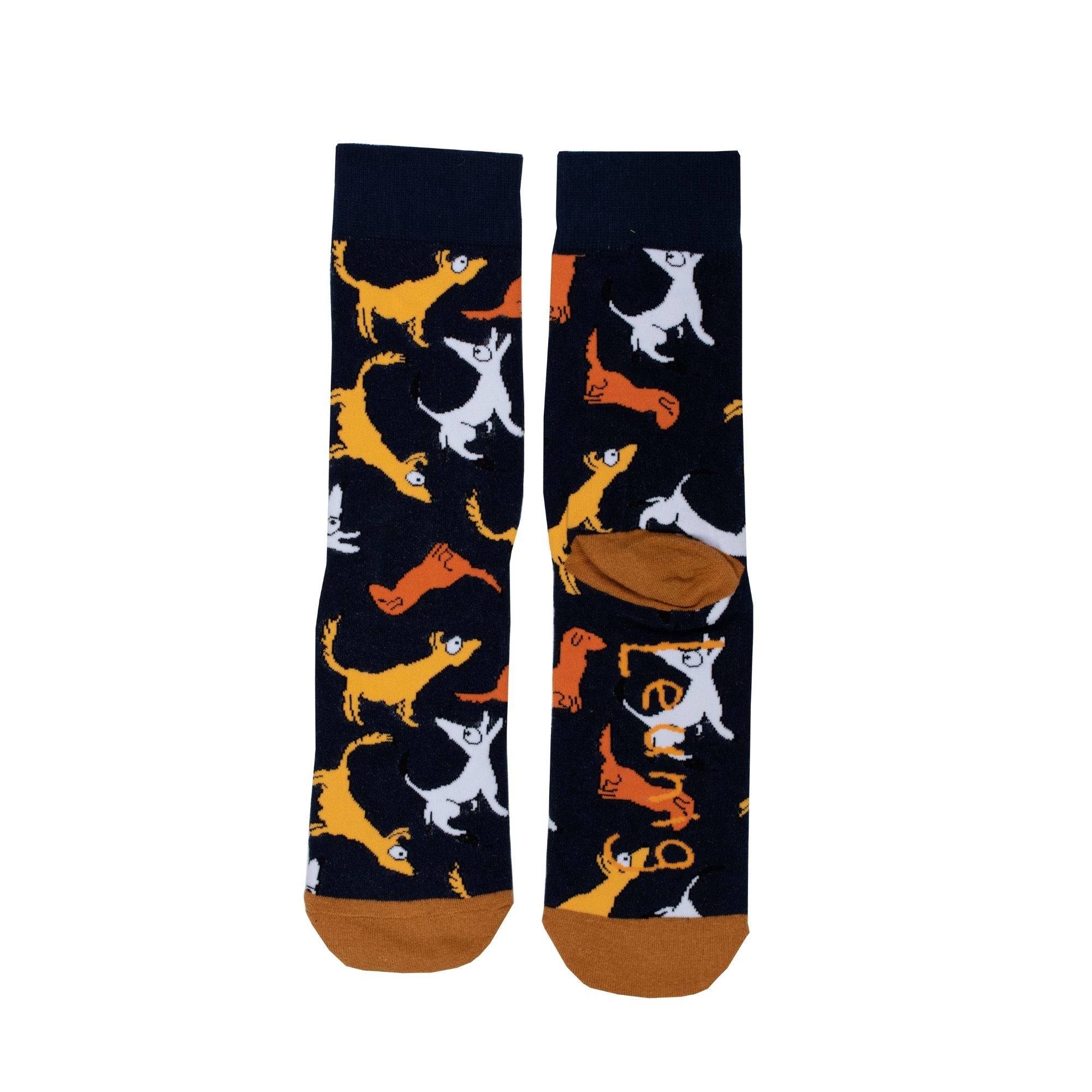 Leunig Dogs Socks Navy Socks Leunig for James Harper