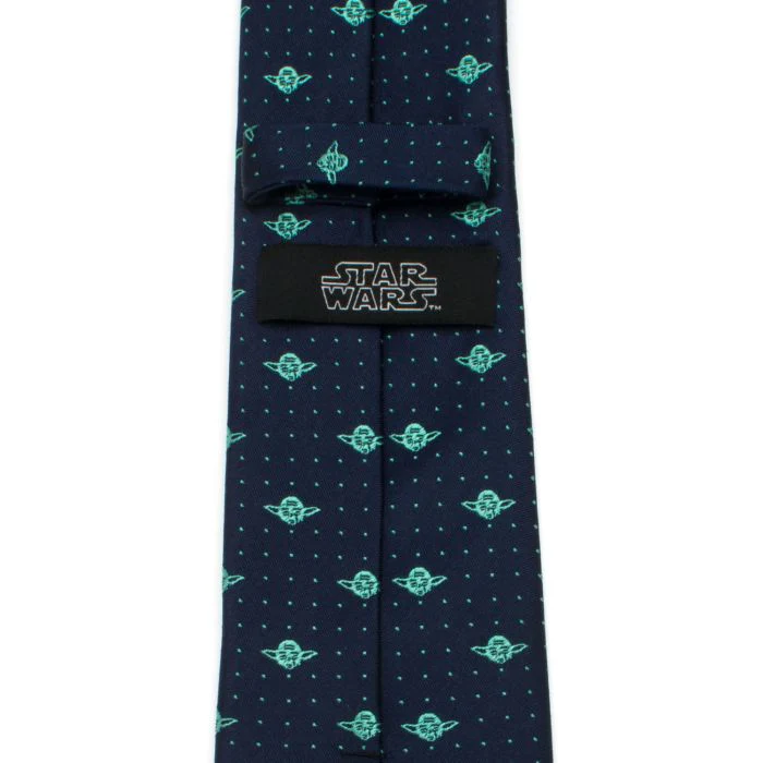 Yoda Dot Star Wars Navy Tie