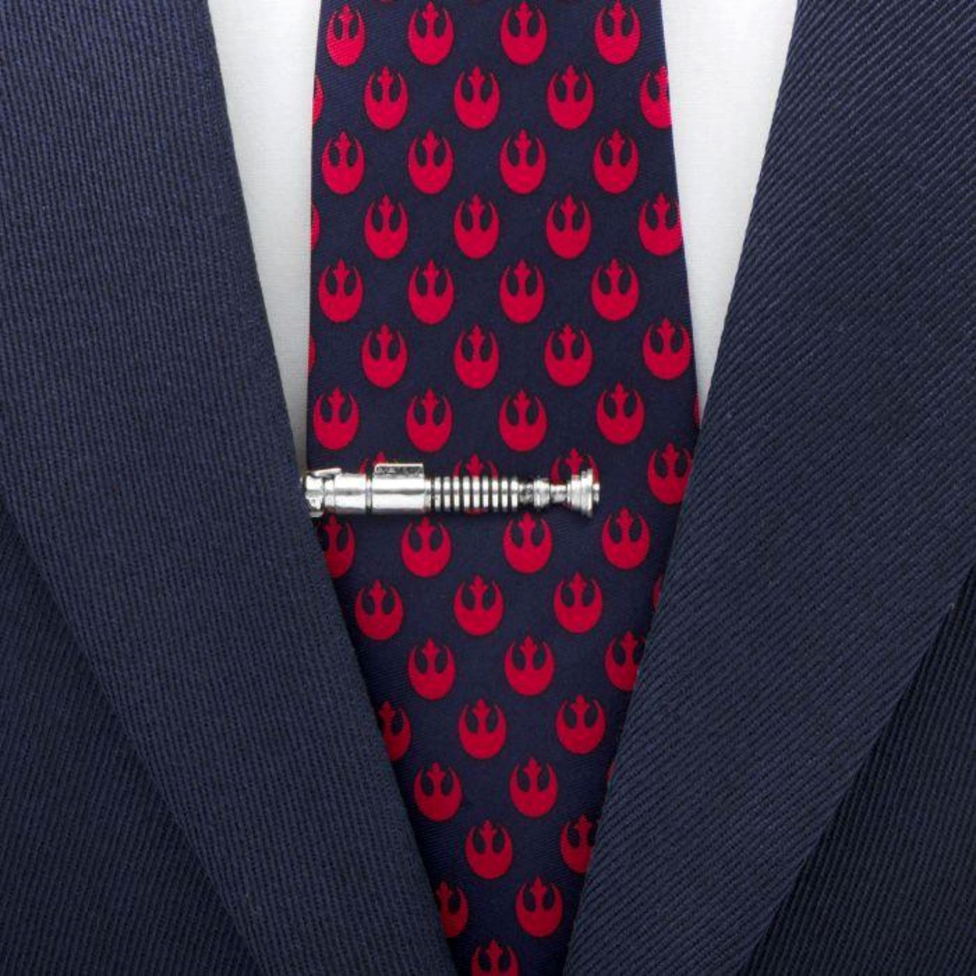 3D Luke Skywalker Lightsaber Star Wars Tie Clip Tie Bars Star Wars