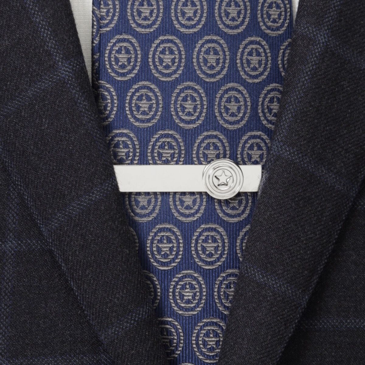 Captain America Hidden Message Tie Bar Tie Bars Marvel Comics