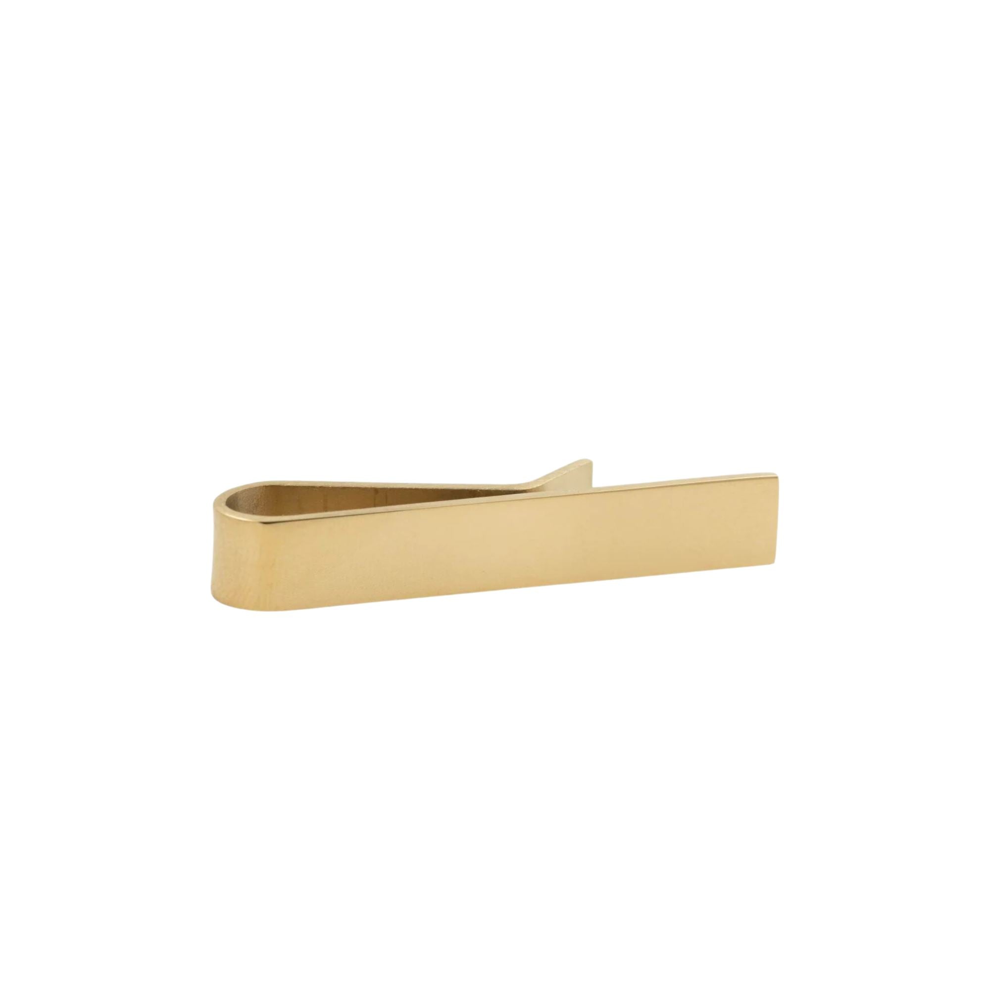 Small Shiny Gold Tie Bar 40mm Tie Bars Clinks