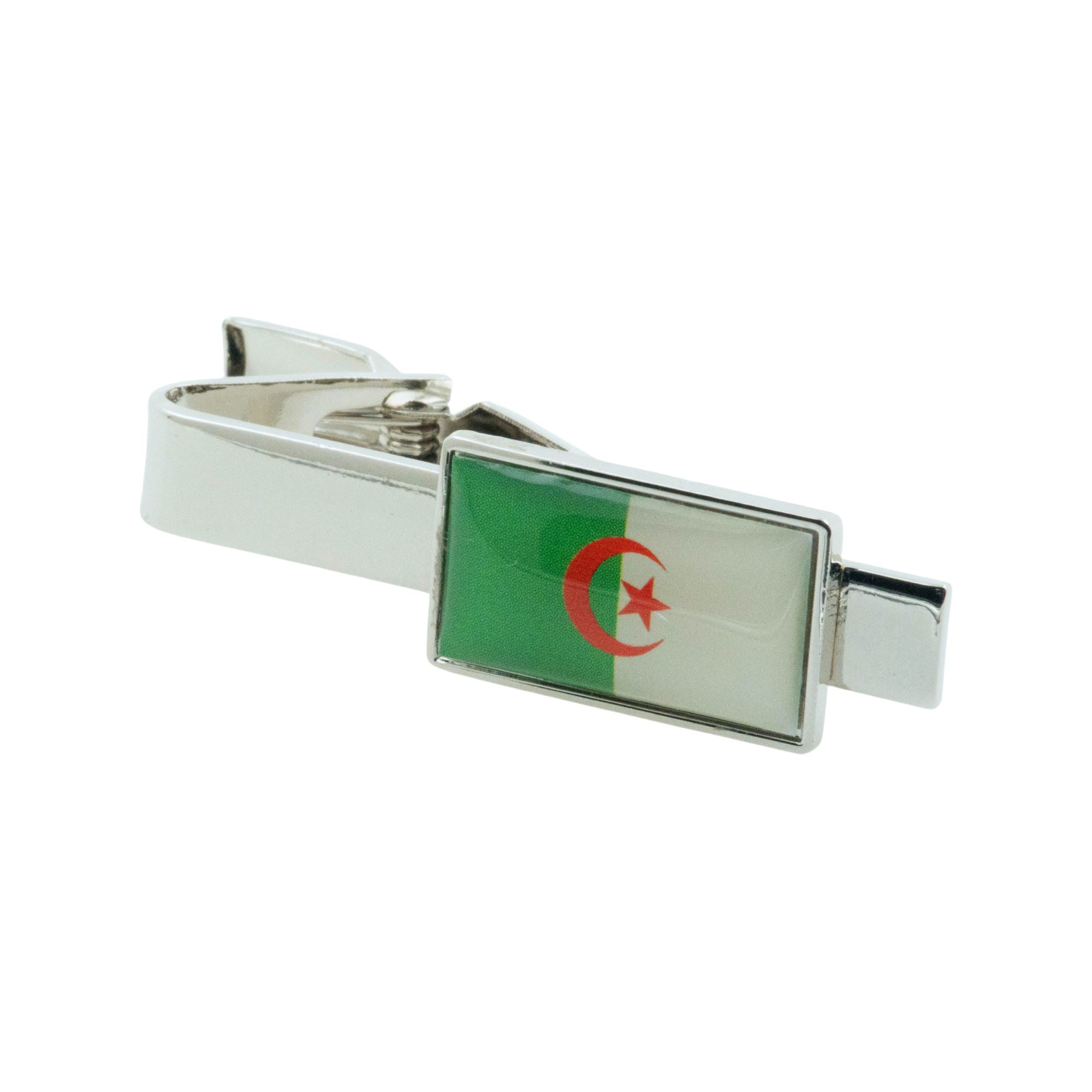 Flag of Algeria Tie Clip Tie Clips Clinks