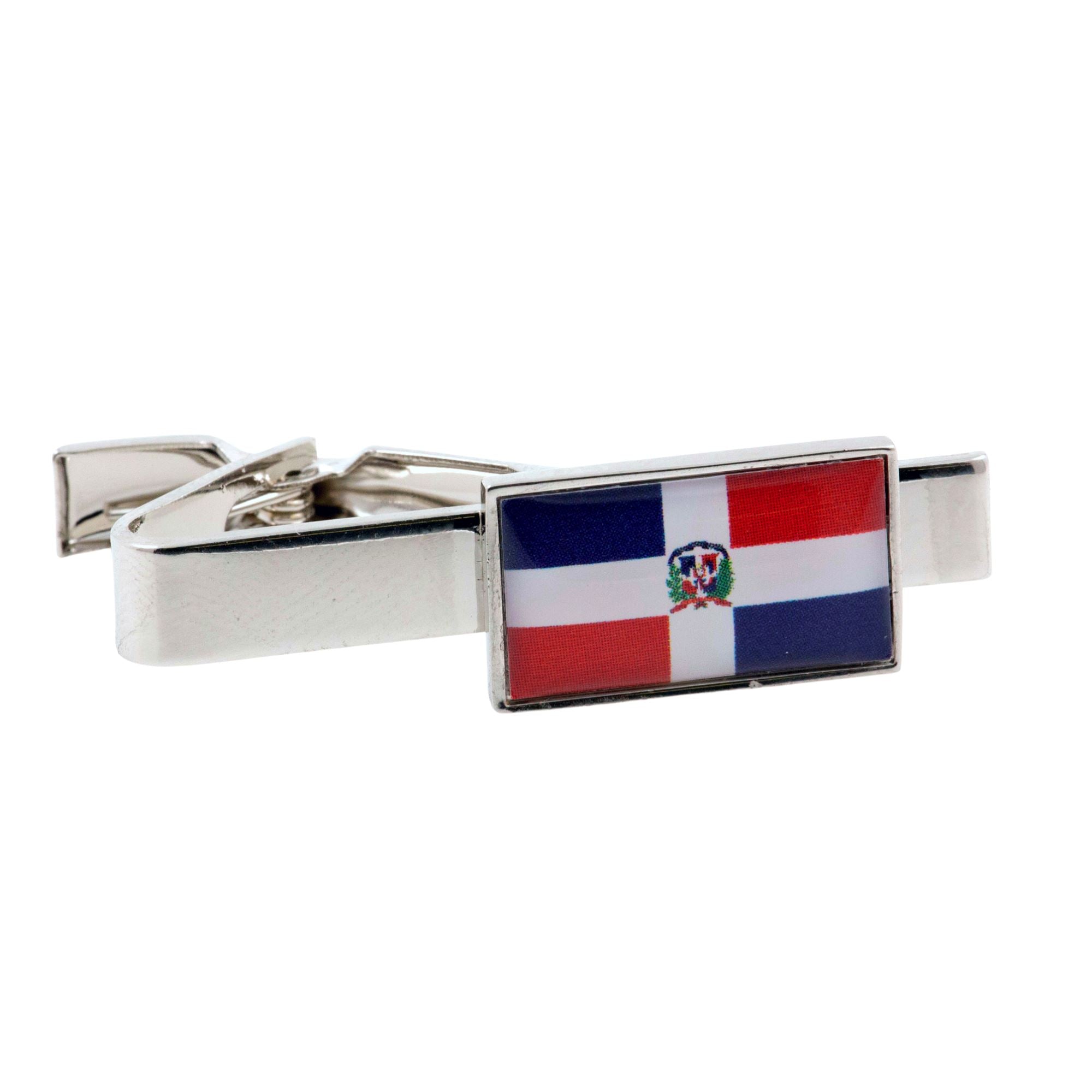 Flag of Dominican Republic Tie Clip Tie Clips Clinks