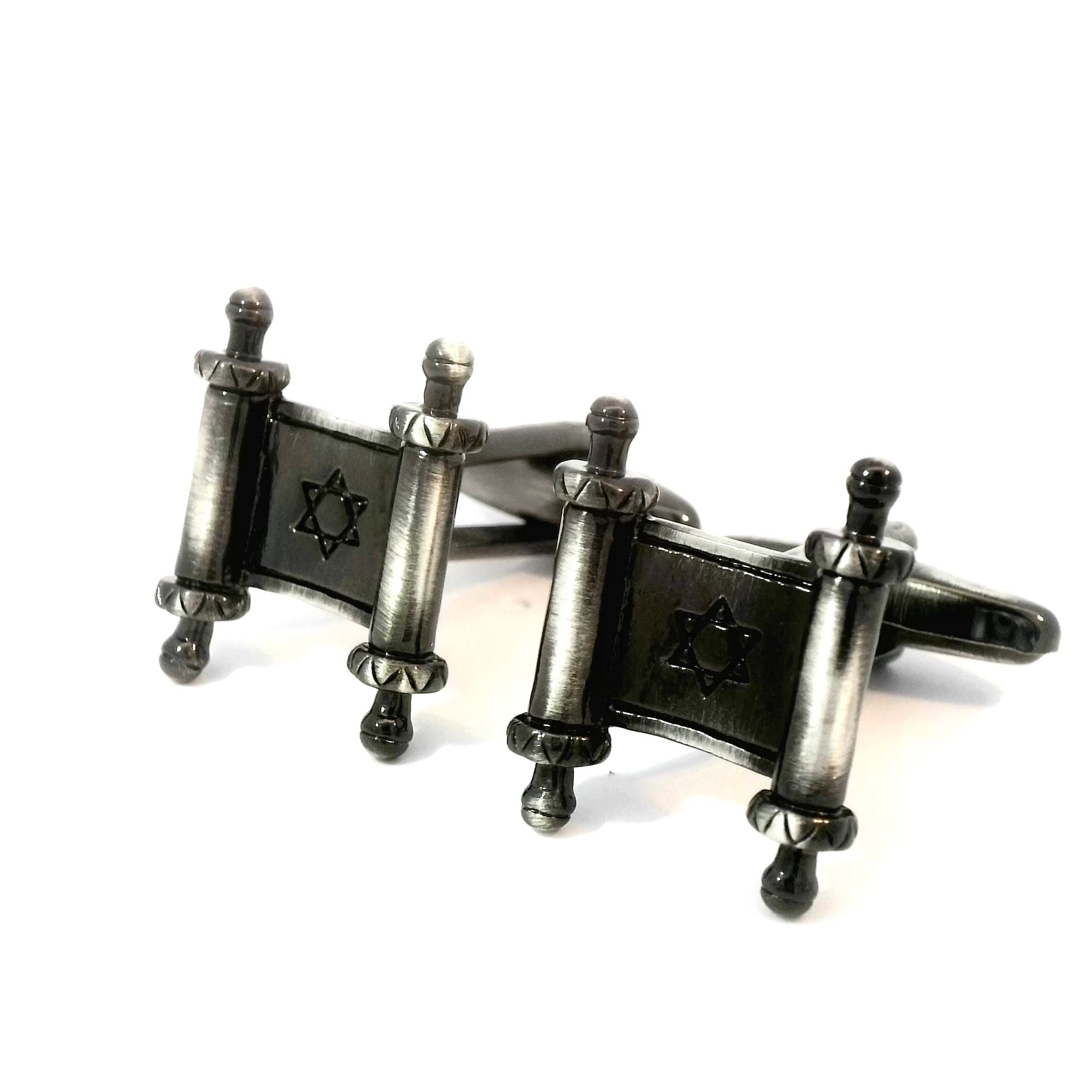 Antique Finish Torah Scroll Cufflinks Novelty Cufflinks Clinks Australia Antique Finish Torah Scroll Cufflinks