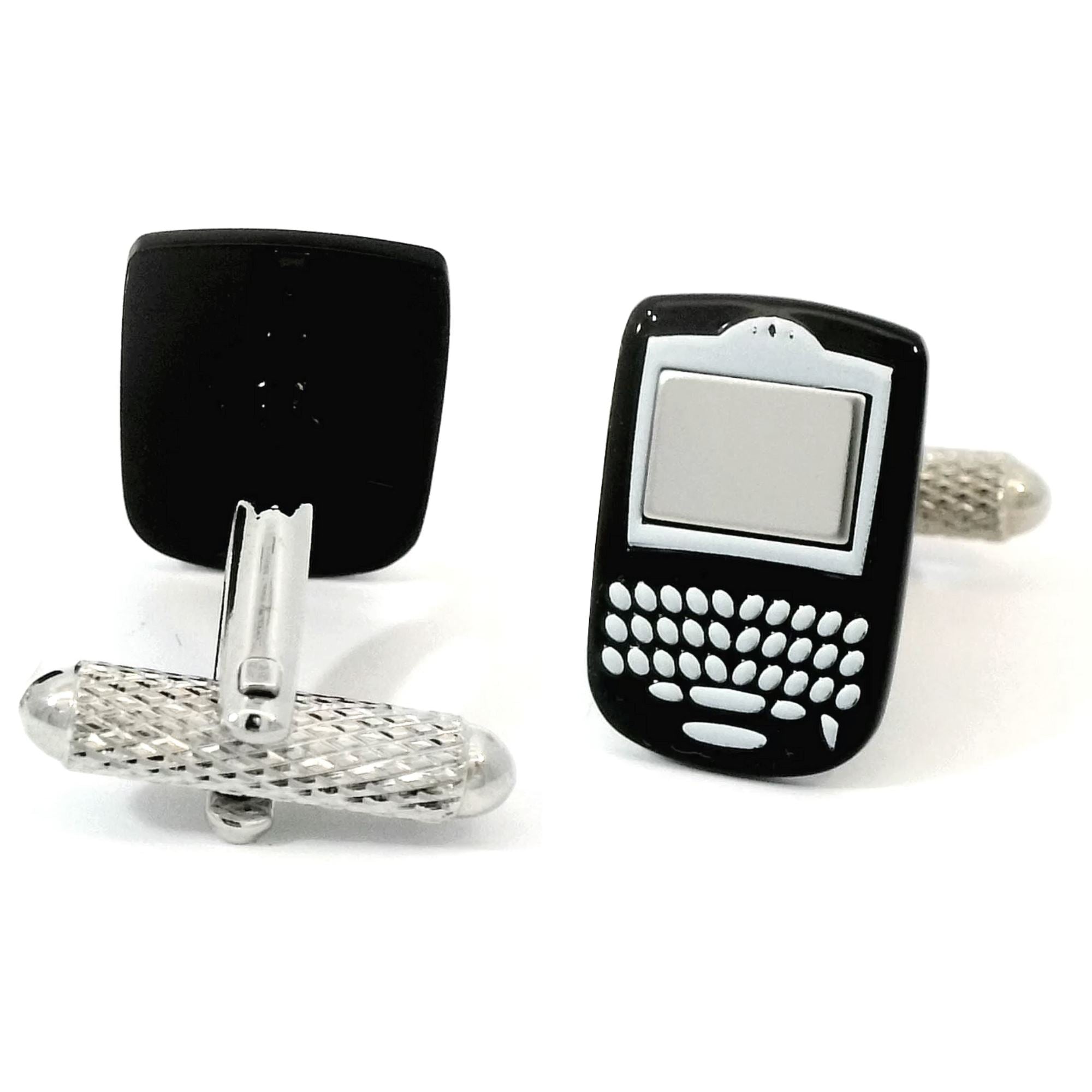 Blackberry-style Cufflinks Black Novelty Cufflinks Clinks Australia