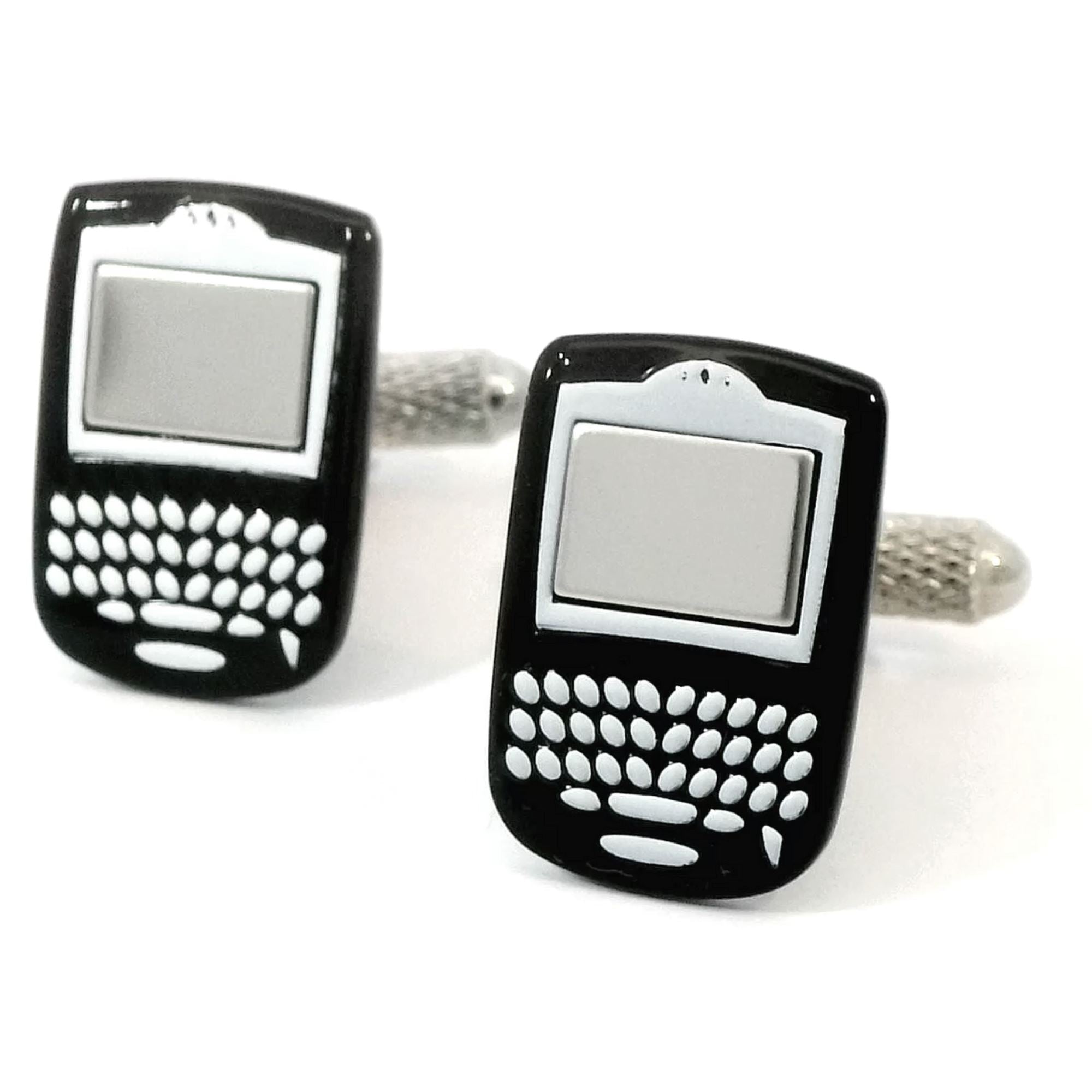 Blackberry-style Cufflinks Black Novelty Cufflinks Clinks Australia
