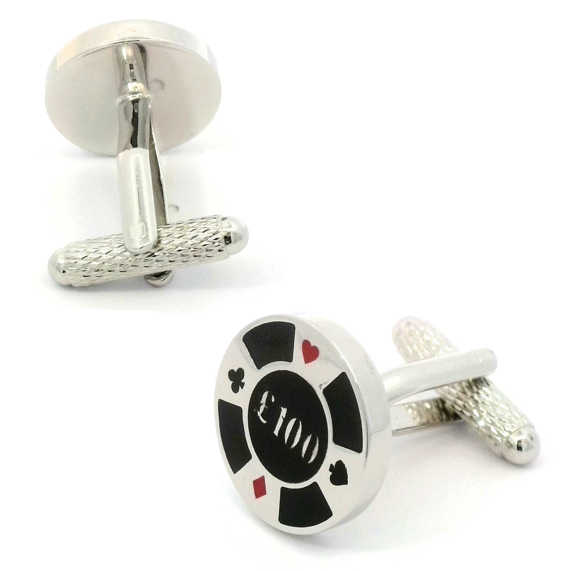 Casino Chips Cufflinks Coloured Novelty Cufflinks Clinks Australia
